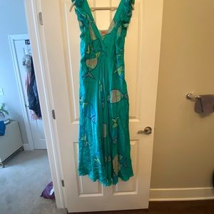 Turquoise dress